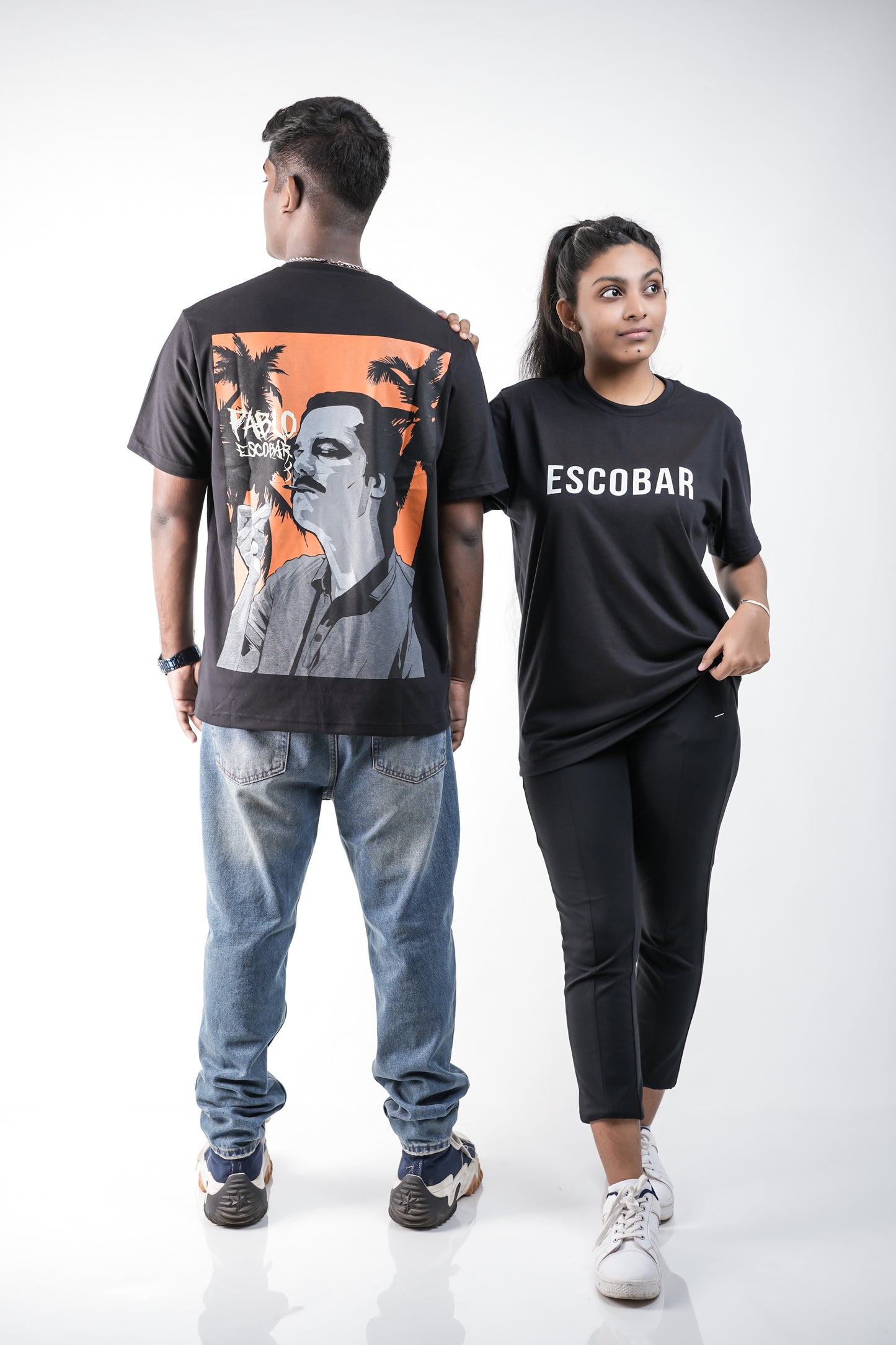 Redefined Pablo Escobar Tribute Oversized Crew Neck T-Shirt