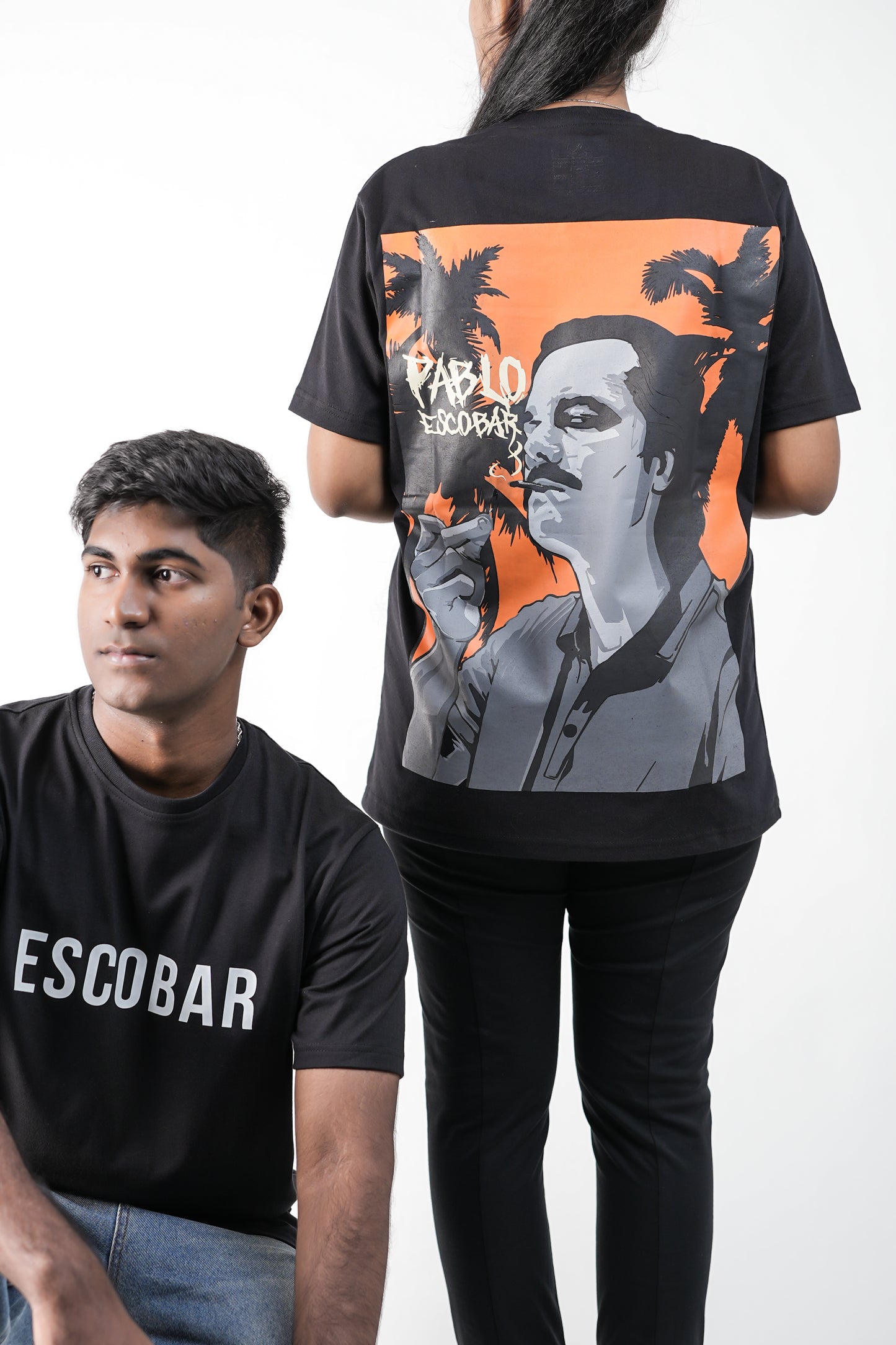 Redefined Pablo Escobar Tribute Oversized Crew Neck T-Shirt